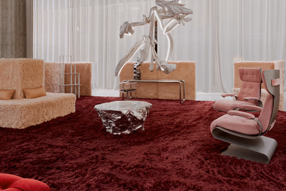 A metallic maze of 1970s and contemporary designs, marking Nilufar Depot’s 10th anniversary