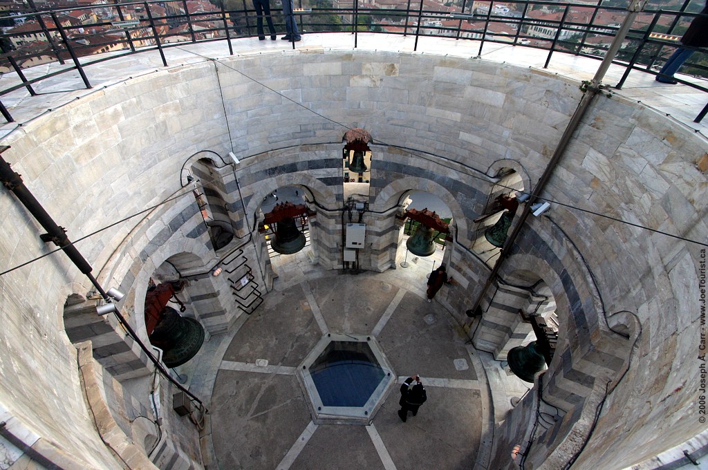 inside view of tower of pisa