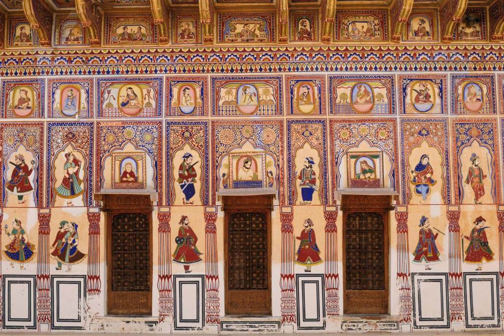 Nawalgarh, nestled in the heart of Shekhawati, is a charming heritage town famed for its grand havelis and vibrant frescoes