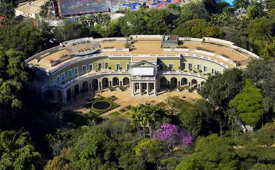 Safra Mansion, a massive private estate in São Paulo, Brazil.