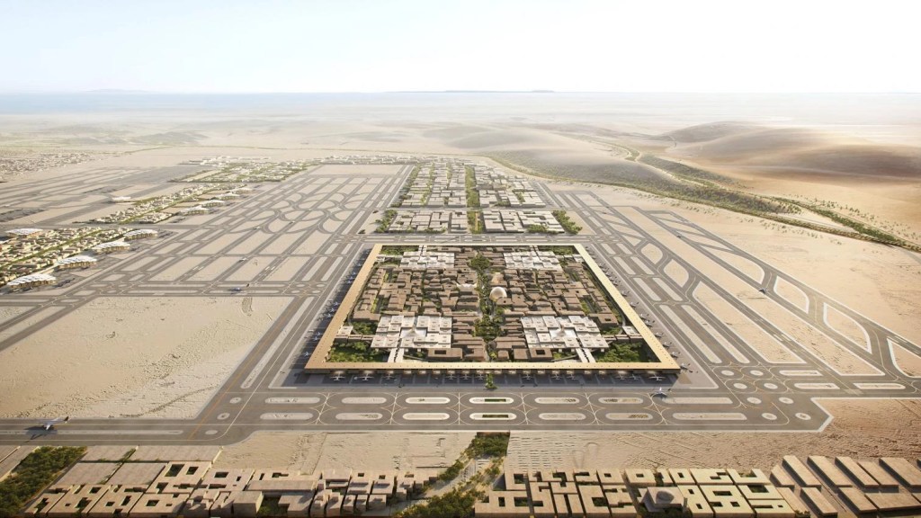 King Salman International Airport will feature a blend of traditional Saudi design and modern architectural innovation