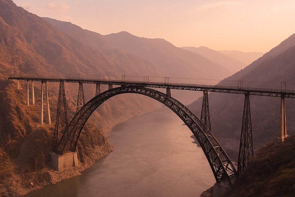 Chenab Bridge: The World's Tallest Railway Arch Soars in India